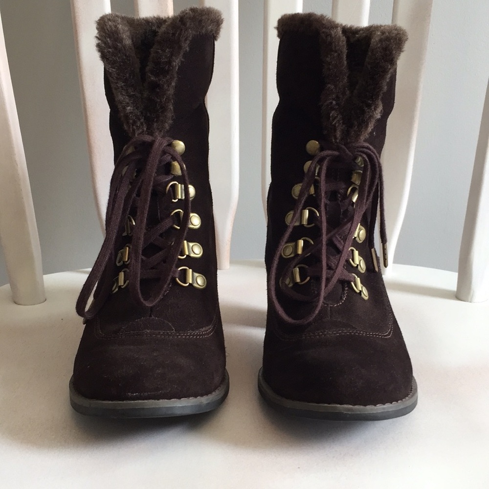 Clark’s indigo ankle boots